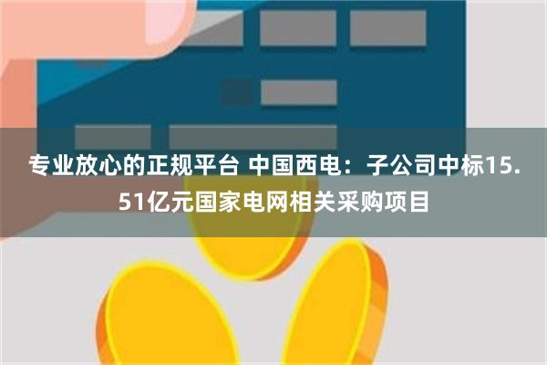 专业放心的正规平台 中国西电：子公司中标15.51亿元国家电网相关采购项目