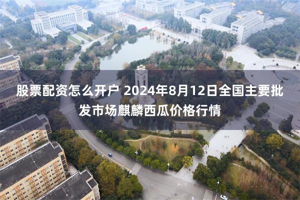 股票配资怎么开户 2024年8月12日全国主要批发市场麒麟西瓜价格行情