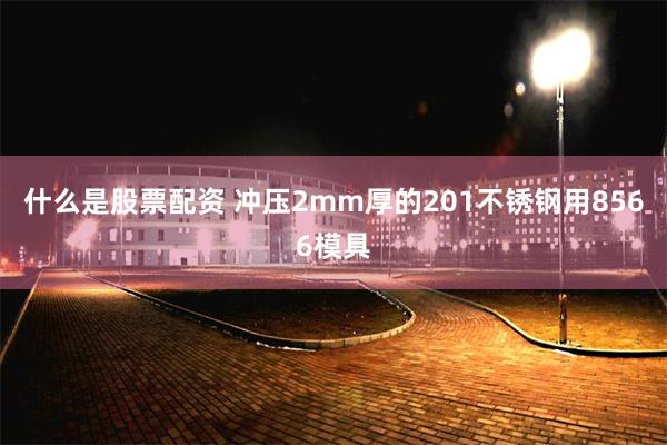 什么是股票配资 冲压2mm厚的201不锈钢用8566模具