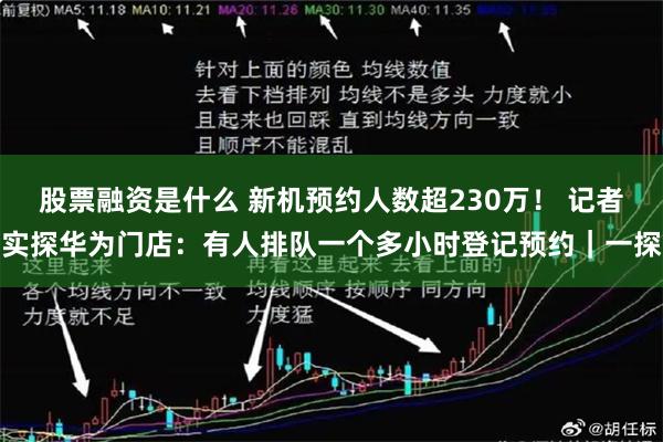 股票融资是什么 新机预约人数超230万！ 记者实探华为门店：有人排队一个多小时登记预约｜一探