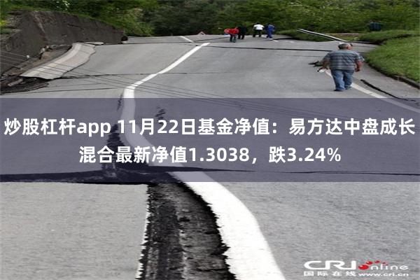 炒股杠杆app 11月22日基金净值：易方达中盘成长混合最新净值1.3038，跌3.24%