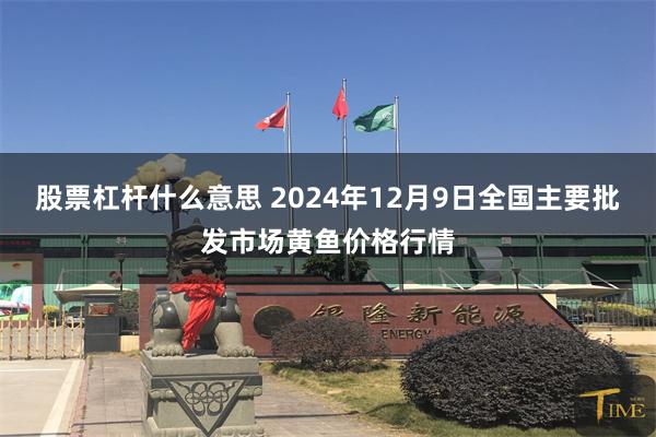 股票杠杆什么意思 2024年12月9日全国主要批发市场黄鱼价格行情