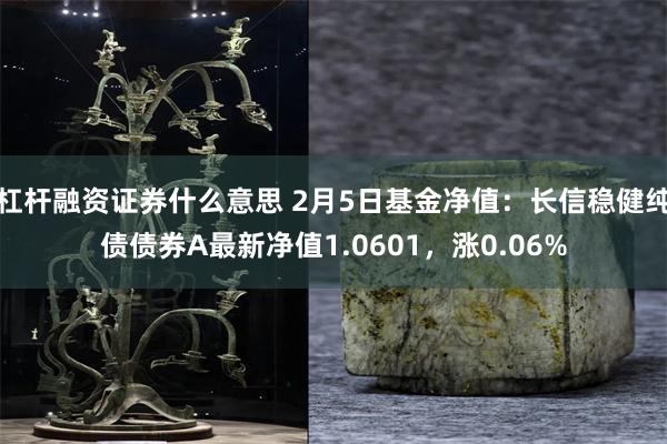 杠杆融资证券什么意思 2月5日基金净值：长信稳健纯债债券A最新净值1.0601，涨0.06%